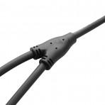 W Audio 0.25m XLR-M - 2 x XLR-F Cable